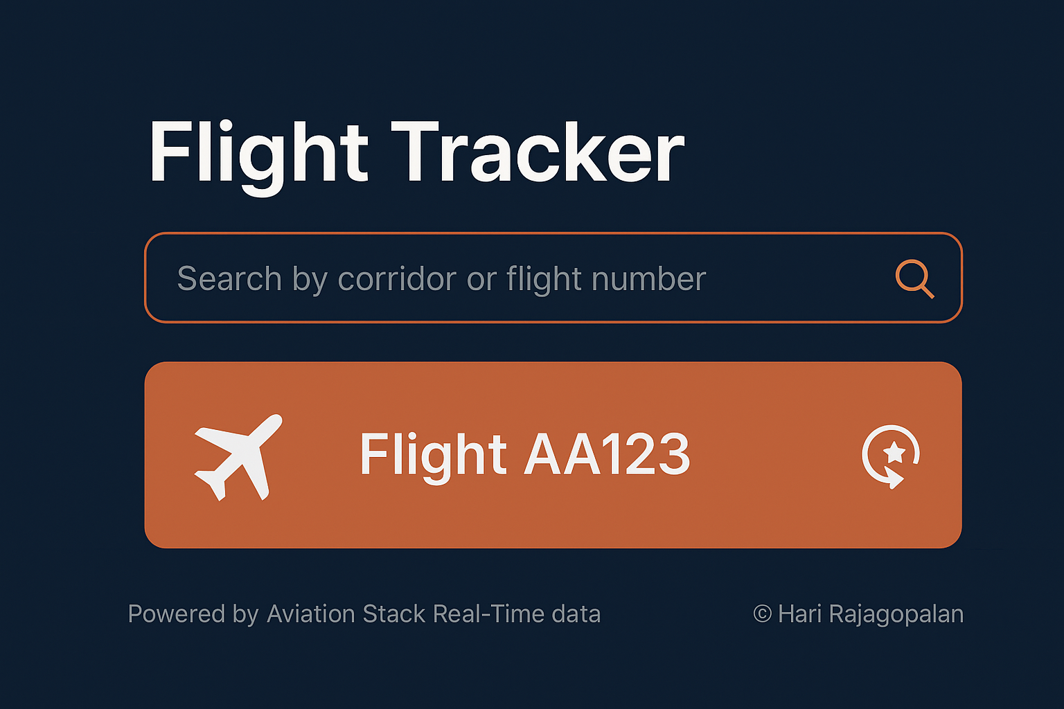 Flight Tracker